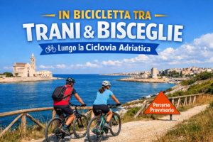 In bicicletta tra Trani e Bisceglie: un tratto da scoprire della Ciclovia Adriatica
